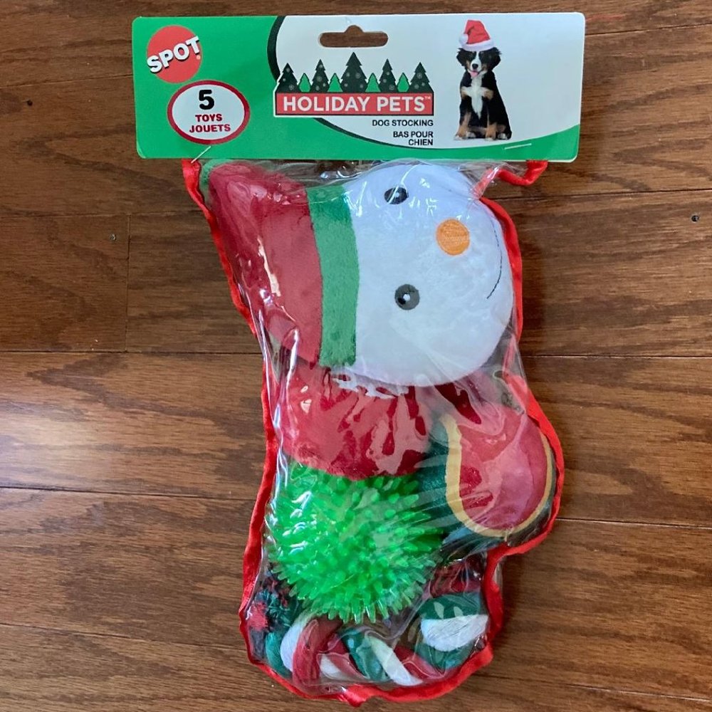 Spot Holiday Dog Stocking With Toys